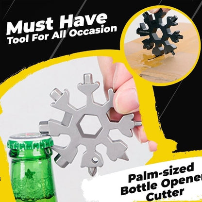 🎅Early Xmas Sale - Save 50% OFF🎁18-in-1 Snowflake Multi-tool