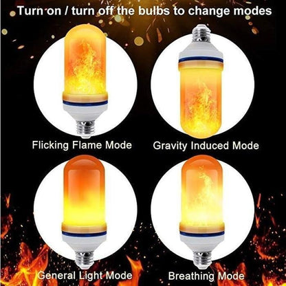 LED Flame Light Bulb With Gravity Sensing Effect