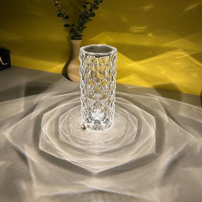 💎Touching Control Rose Crystal Lamp