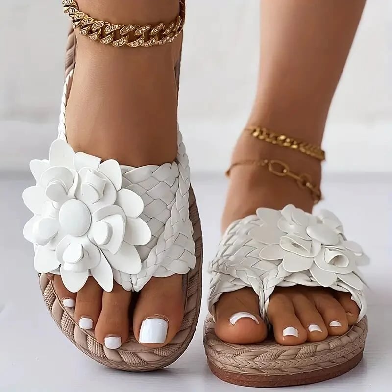 🌞Summer Promotion 60% OFF - 🌺Women's Flower Flat Flip Flops