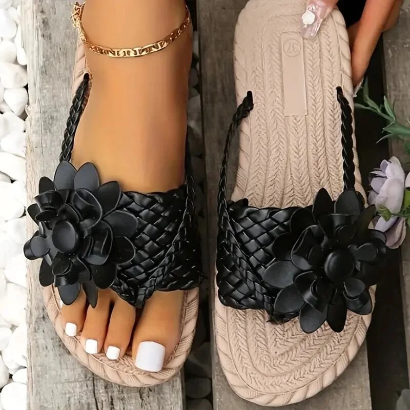 🌞Summer Promotion 60% OFF - 🌺Women's Flower Flat Flip Flops