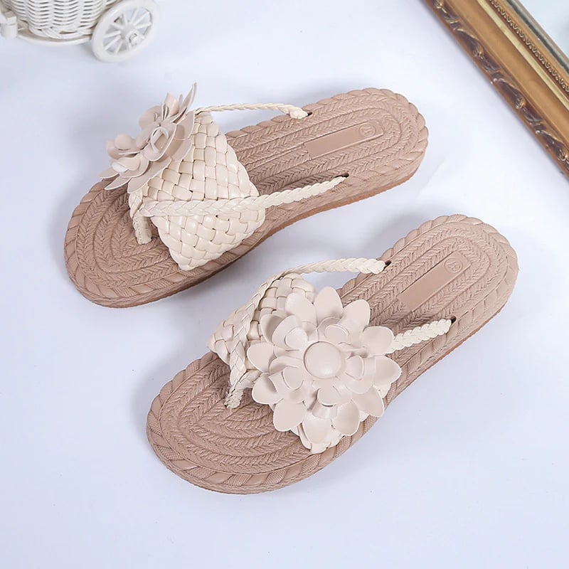 🌞Summer Promotion 60% OFF - 🌺Women's Flower Flat Flip Flops